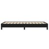 vidaXL Bed Frame without Mattress Black 90x190 cm Single Single Fabric