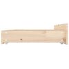 3103559 vidaXL Bed Frame without Mattress with Drawers 140x200 cm (815044+814999)