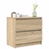 vidaXL TV Cabinet Sonoma Oak 60x35x54 cm Engineered Wood