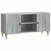 vidaXL TV Cabinet 102 x 34.5 x 50 cm Grey Sonoma Engineered Wood