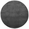 vidaXL Rug IZA Short Pile Scandinavian Look Anthracite &Oslash; 80 cm