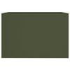 vidaXL Planter Olive Green 62x40x39 cm Steel