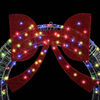 vidaXL Wreath with 80 LEDs Multicolour 92 x 92 x 9.5 cm Acrylic