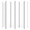 vidaXL 6-Panel Room Divider White 300x220 cm Fabric
