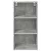 vidaXL Hanging Cabinet Concrete Grey 40 x 29.5 x 80 cm Engineered Wood