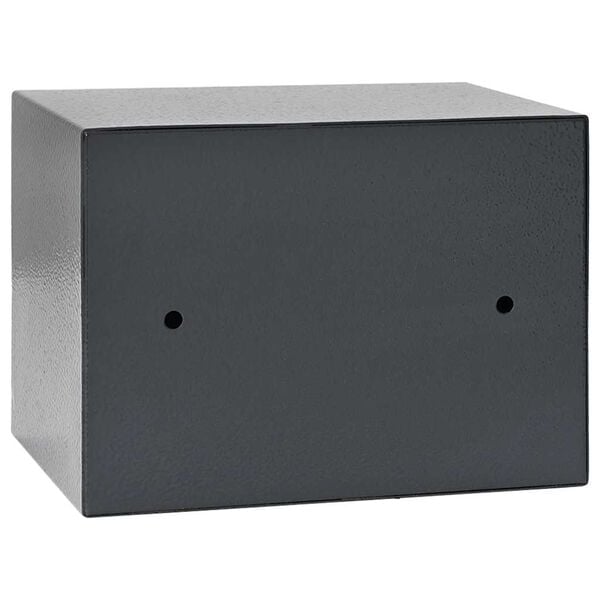 vidaXL Digital Safe with Lock Dark grey 23 x 17 x 17 cm Steel