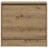 vidaXL Shoe Cabinet Artisan oak 60 x 21 x 57 cm Engineered wood