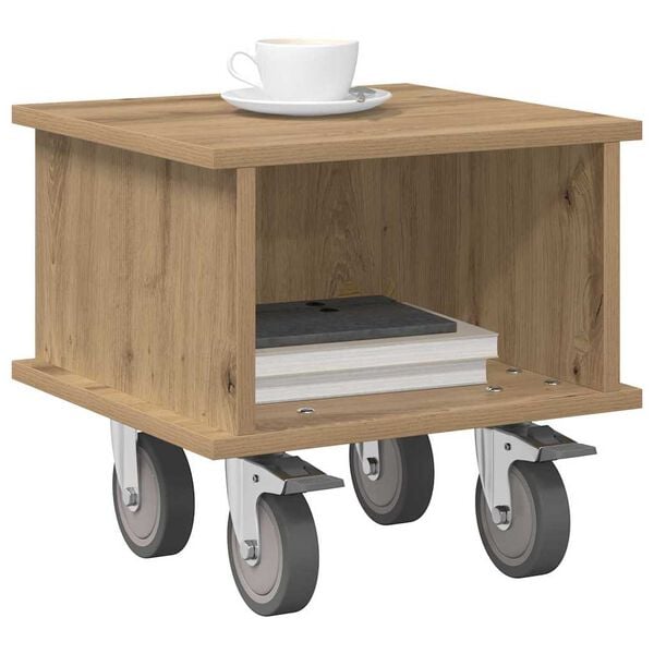 vidaXL TV Stand Artisan Oak 37 x 35 x 35 cm Engineered Wood