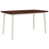 vidaXL Live Edge Dining Table 140 x 80 x 75 cm Solid Acacia Wood