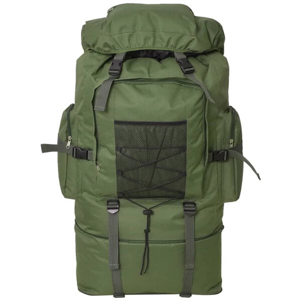 vidaXL Army-Style Backpack XXL 100 L Green