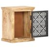 vidaXL Bedside Cabinet with Door 40x30x50 cm Solid Mango Wood