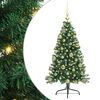 vidaXL Artificial Pre-lit Christmas Tree Green 120 cm PVC