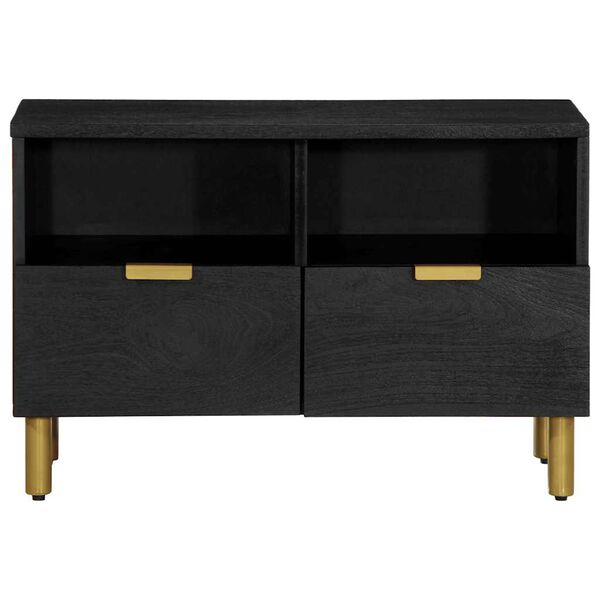 vidaXL TV Cabinet Black 70x33x46 cm Engineered Wood