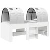 vidaXL Bed with Tunnel 4 pcs White Engineered Wood