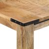 vidaXL Dining Table 140x70x75 cm Solid Wood Mango