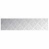 vidaXL Stair Tread Rectangular 4 pcs Silver 80 x 20 cm Aluminium