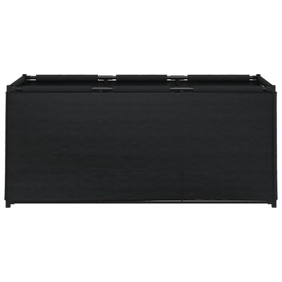 vidaXL Storage Box Black 105x34.5x45 cm Fabric