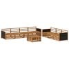 vidaXL Outdoor Sofa Set 8 pcs Natural Solid Acacia Wood