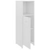 vidaXL 3 Piece Bathroom Furniture Set High Gloss White Engineered Wood