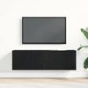 vidaXL TV Cabinet Black Oak 100 x 30 x 30 cm Engineered Wood