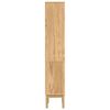 vidaXL Bathroom Tall Cabinet FLORO Wax Brown 35 x 30 x 160 cm
