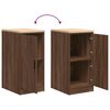 vidaXL Garage Storage Cabinet Brown Oak 40x51x85 cm Solid Wood Pine