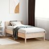 vidaXL Bed Frame without Mattress 90x190 cm Single Solid Wood Pine