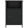 vidaXL Bedside Cabinet Black 40x42x60 cm Engineered Wood