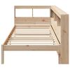 vidaXL Bookcase Bed without Mattress 90x190 cm Solid Wood Pine