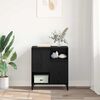 vidaXL Sideboard Black Oak 60 x 35 x 70 cm Engineered Wood
