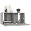 vidaXL Hanging TV Cabinet Concrete Grey 60x30x30 cm
