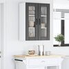 vidaXL Kitchen Cabinet Black 60 x 31 x 80 cm Engineered Wood