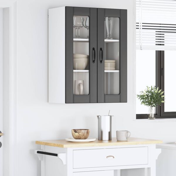 vidaXL Kitchen Cabinet Black 60 x 31 x 80 cm Engineered Wood