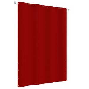 vidaXL Balcony Screen Red 160x240 cm Oxford Fabric