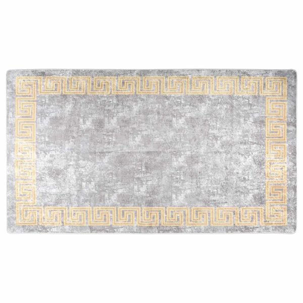 vidaXL Rug Washable 190x300 cm Grey Anti Slip