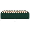 vidaXL Bed Frame without Mattress Dark Green 120x200 cm Velvet