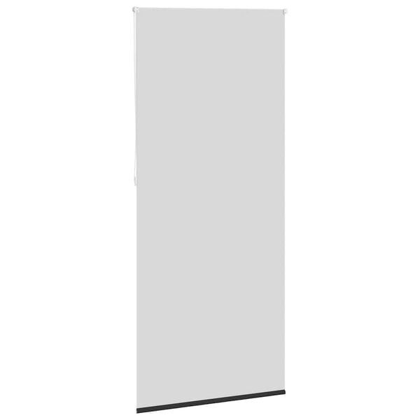 vidaXL Roller blind blackout 124.4x230 cm Fabric Width 120 cm black