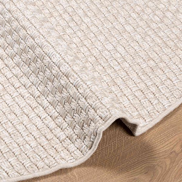 vidaXL Area Rugs Round Cream &Oslash; 160 CM
