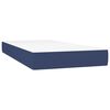 vidaXL Pocket Spring Bed Mattress Medium Blue 100x200x20 cm Fabric