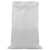 vidaXL Woven Sacks 10 pcs White 65 x 115 cm PP