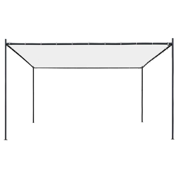 vidaXL Gazebo with Roof 4x4 m White 180 g/m²