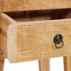 vidaXL End Table with Drawer Brown 40 x 32 x 46 cm Solid Mango Wood