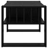 vidaXL Coffee Table Black Oak 92 x 49.5 x 45 cm Engineered Wood