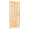 vidaXL Sliding Door with Hardware Set 90x210 cm Solid Wood Pine