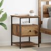 vidaXL Bedside Cabinet Old Wood 40 x 42 x 56 cm Engineered Wood
