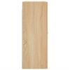 vidaXL Wall Mounted Cabinet Sonoma Oak 69.5x34x90 cm