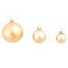 vidaXL 100 Piece Christmas Ball Set 3/4/6 cm Rose/Gold
