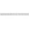 vidaXL Chain Link Fence with Spike Anchors Green 2.2x25 m