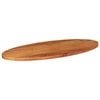 vidaXL Table Top 100x40x2.5 cm Oval Solid Wood Acacia
