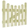 vidaXL Garden Gate Impregnated Pinewood 100x80 cm